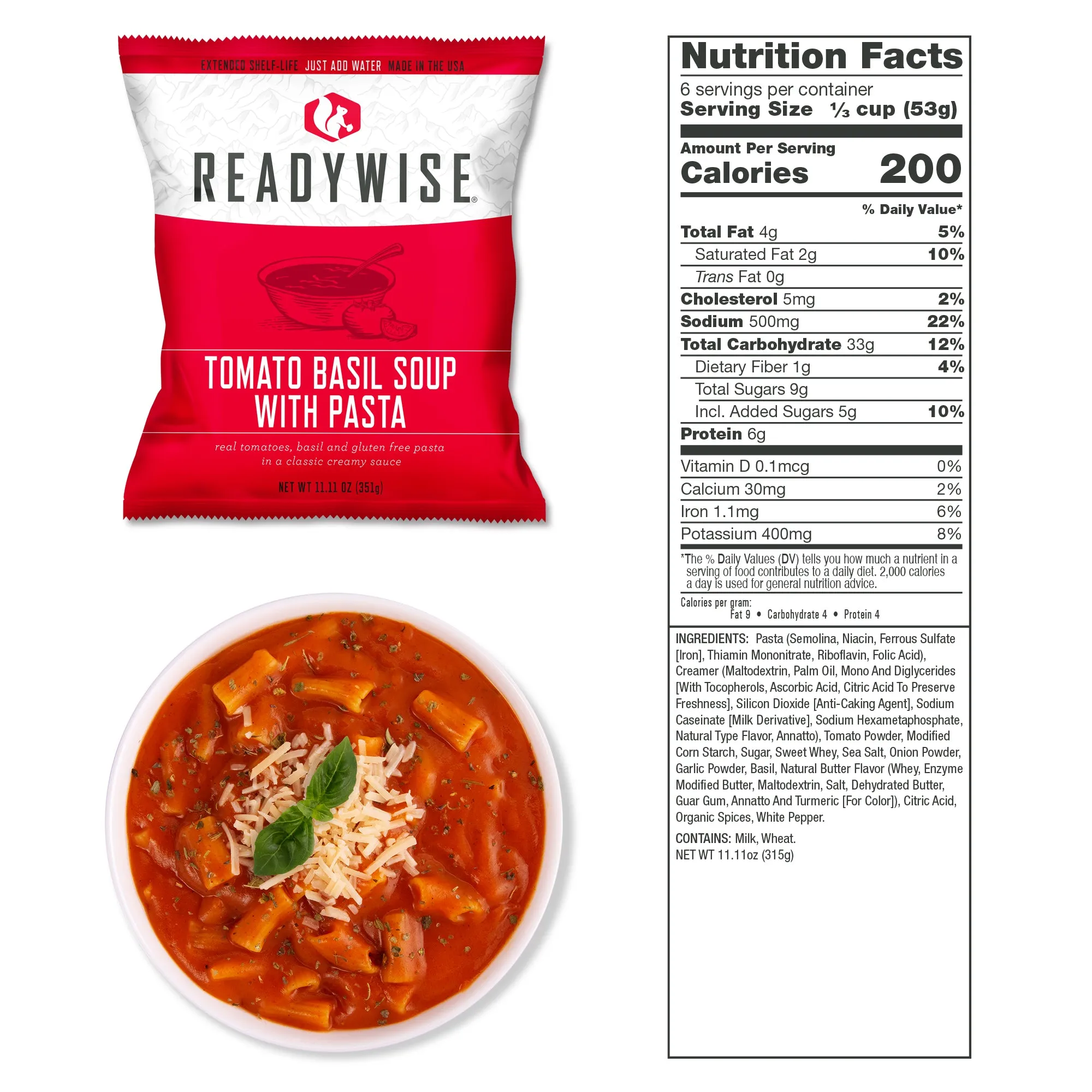 1440 Serving Package of Long Term Emergency Food Supply