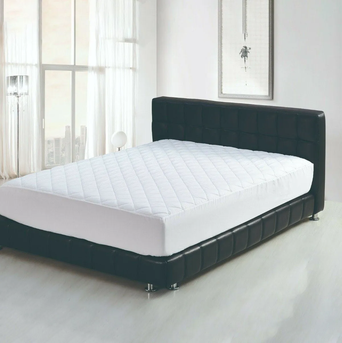 Beauty Sleep Ultra Soft Quilted Mattress Pad Hypoallergenic