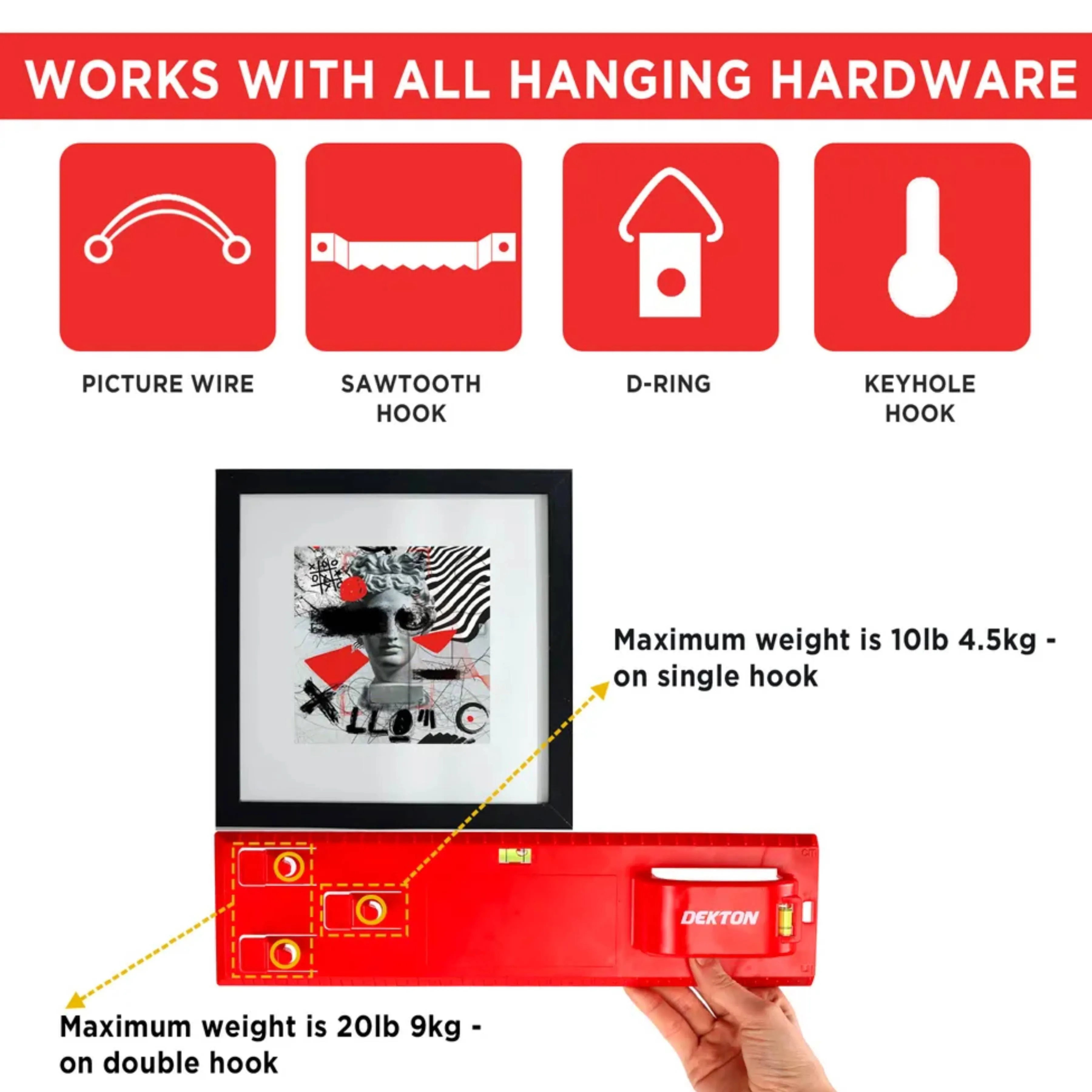 DEKTON Picture Hanging Kit