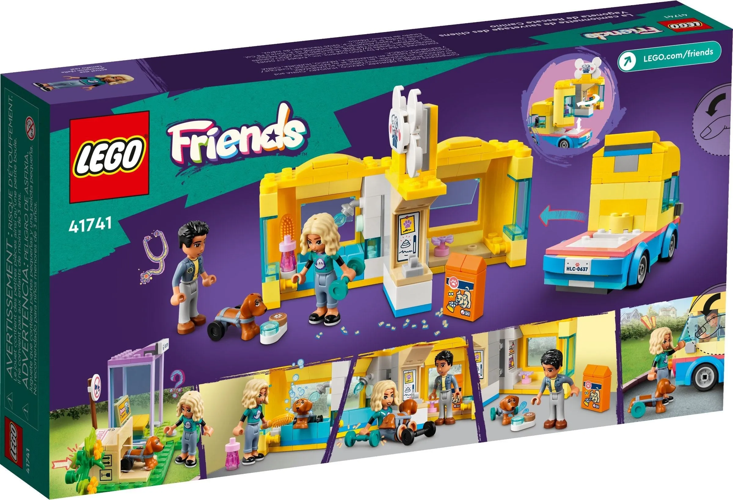 LEGO 41741: Friends: Dog Rescue Van