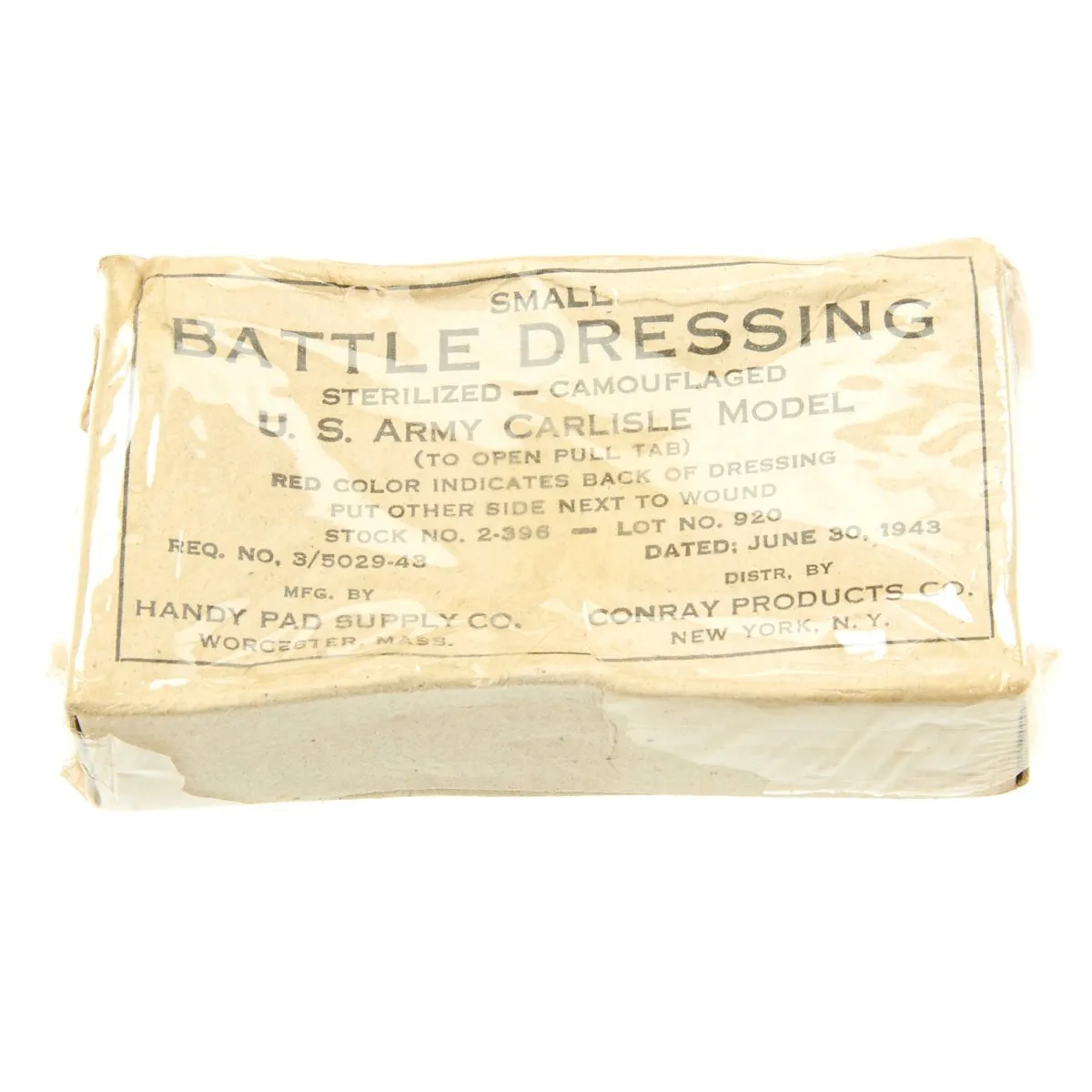 Original U.S. WWII Aeronautic First Aid Kit with Contents