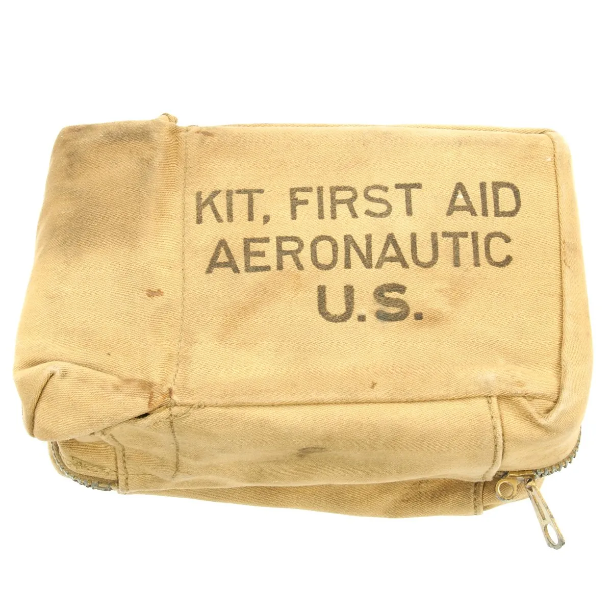 Original U.S. WWII Aeronautic First Aid Kit with Contents