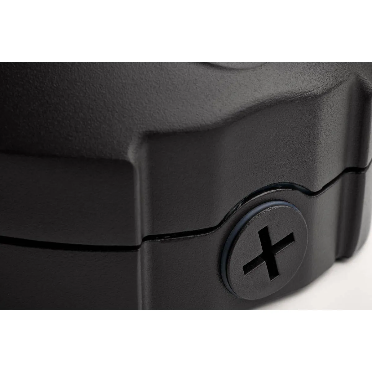 Oval Small Emergency Wall Pack; LED; CCT Selectable; Photocell; Black Finish