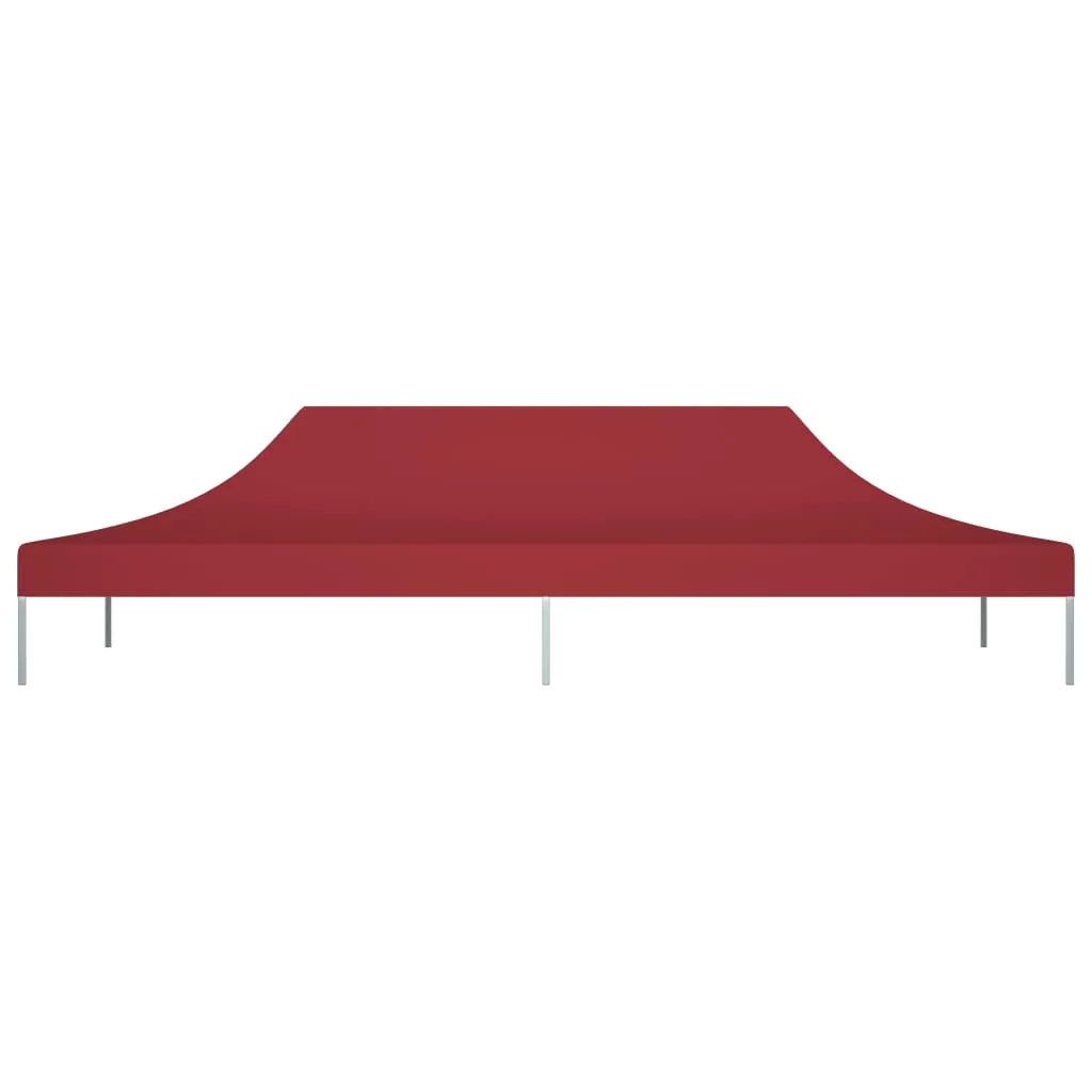 Party Tent Roof 6x3 m Burgundy 270 g/m²